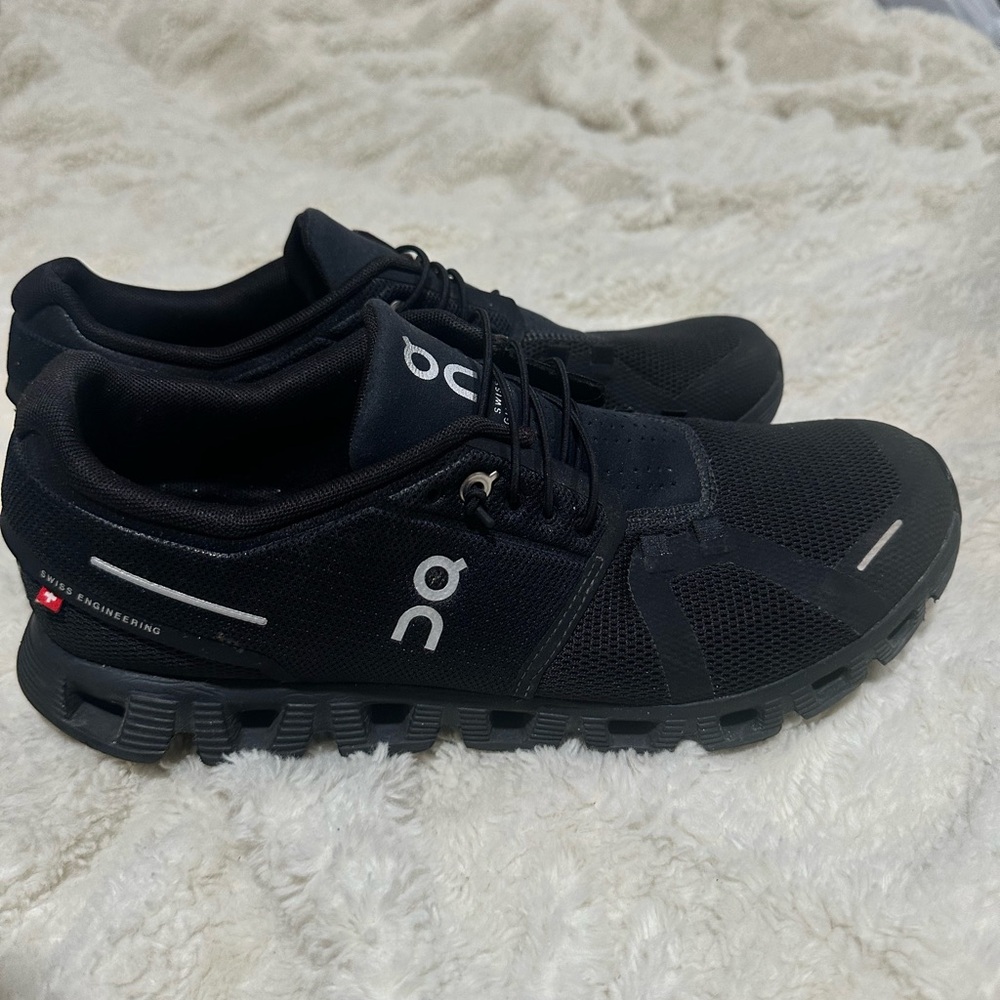 On Running Black Sneakers with CloudTec Cushioning
